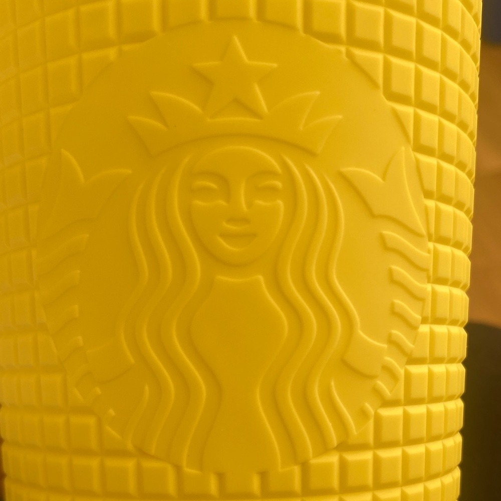 Starbucks Textured Yellow Tumbler